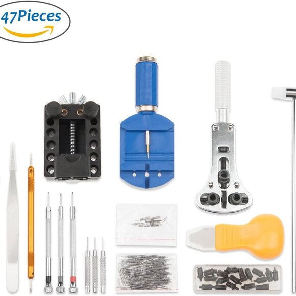 Watch Repair Tool Kit Professional Spring Bar Watch Band Link Pin Tools Set - Picture 2 of 7